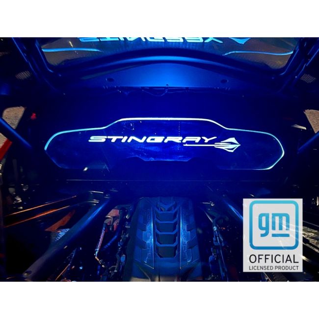 WindRestrictor® C8 Coupe Rear Add On Glow Plate