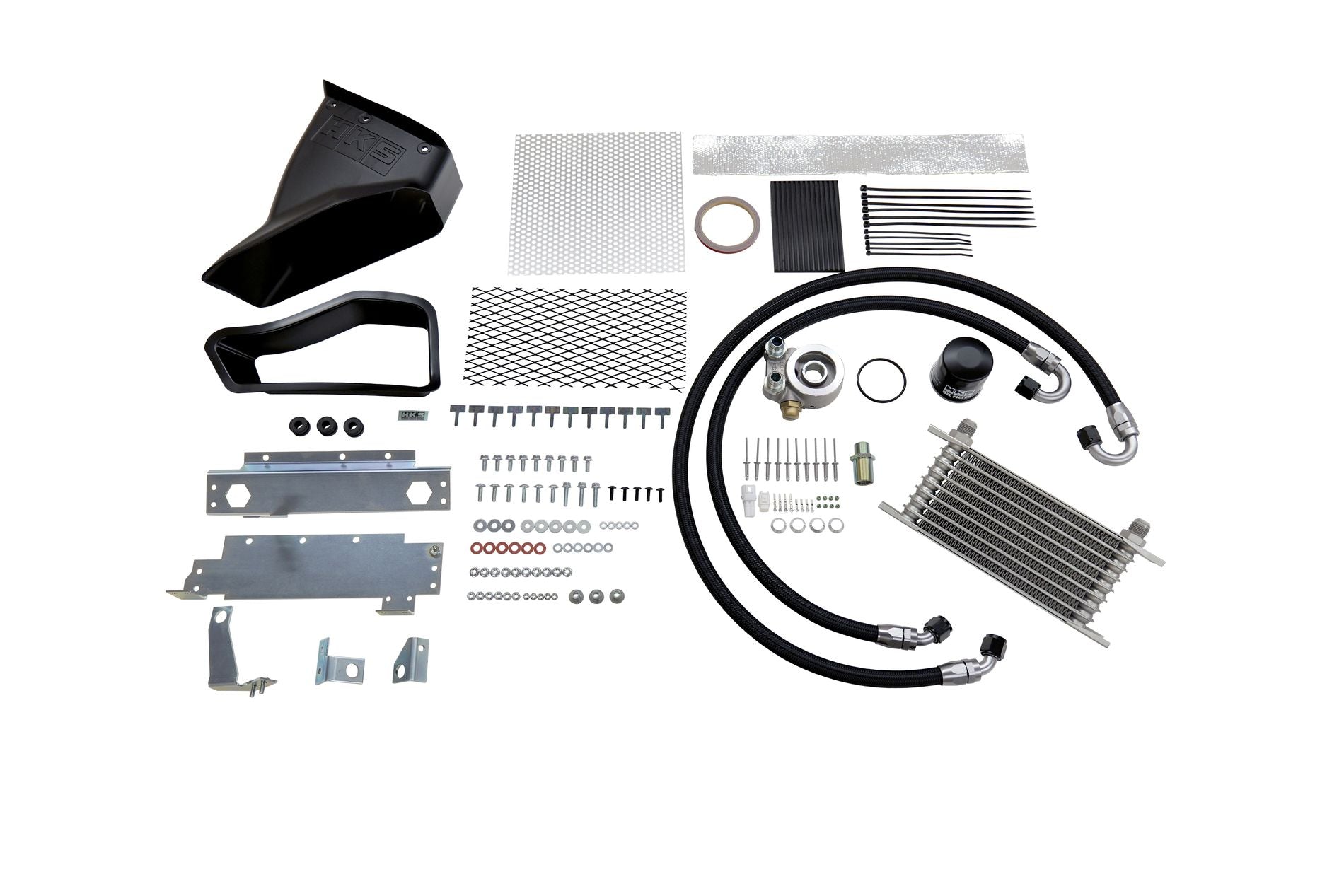 OIL COOLER KIT BLACK for CIVIC TYPE-R FL5
