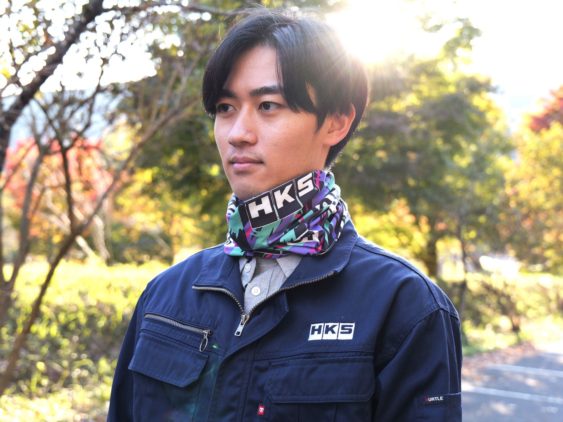 HKS NECK GAITER OILCOLOR