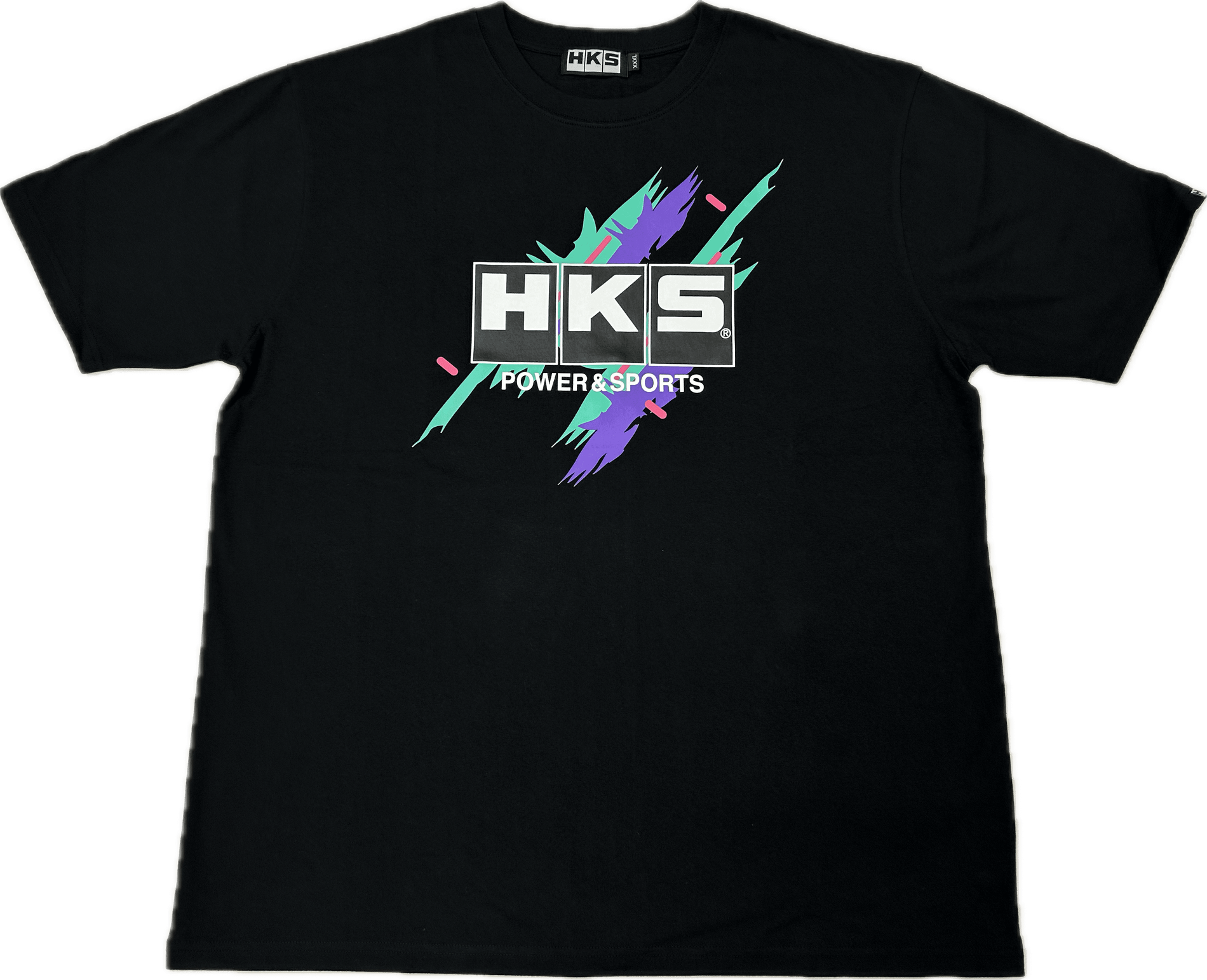 HKS T-SHIRT SUPER RACING v2 BLACK XXL