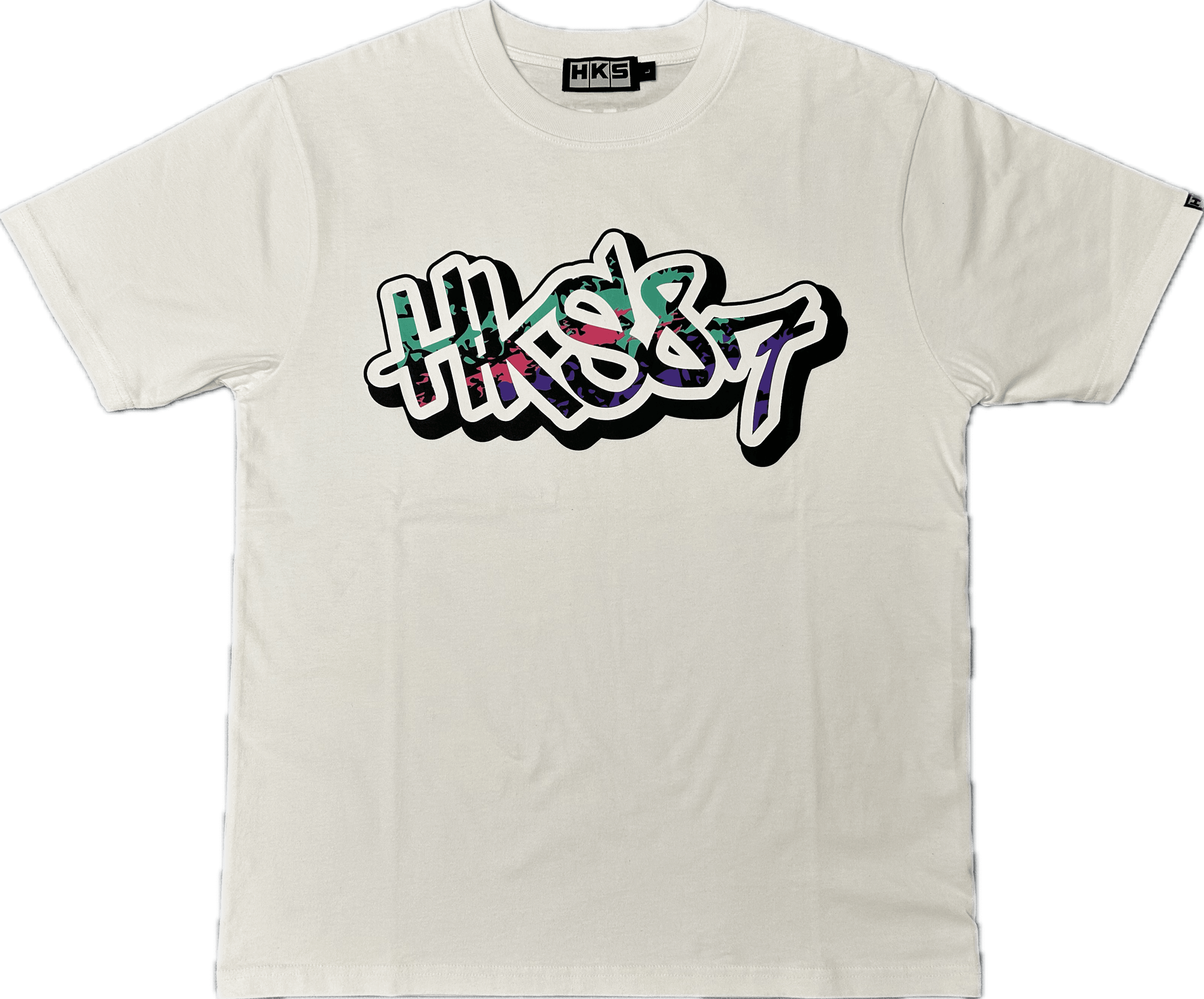 HKS T-SHIRT 87PAINT WHITE XXXL