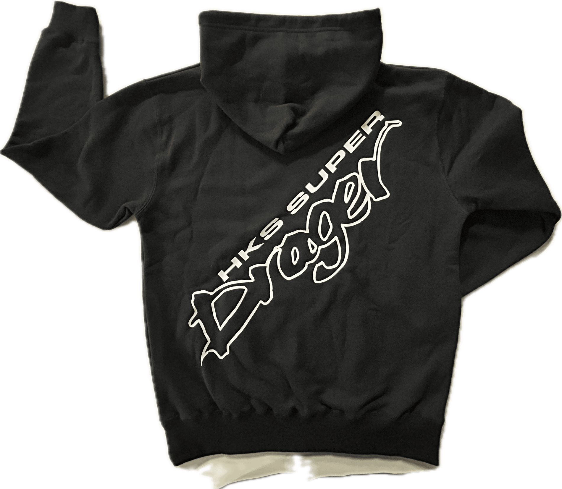 HKS HOODIE SUPER DRAGER BLACK XXXL