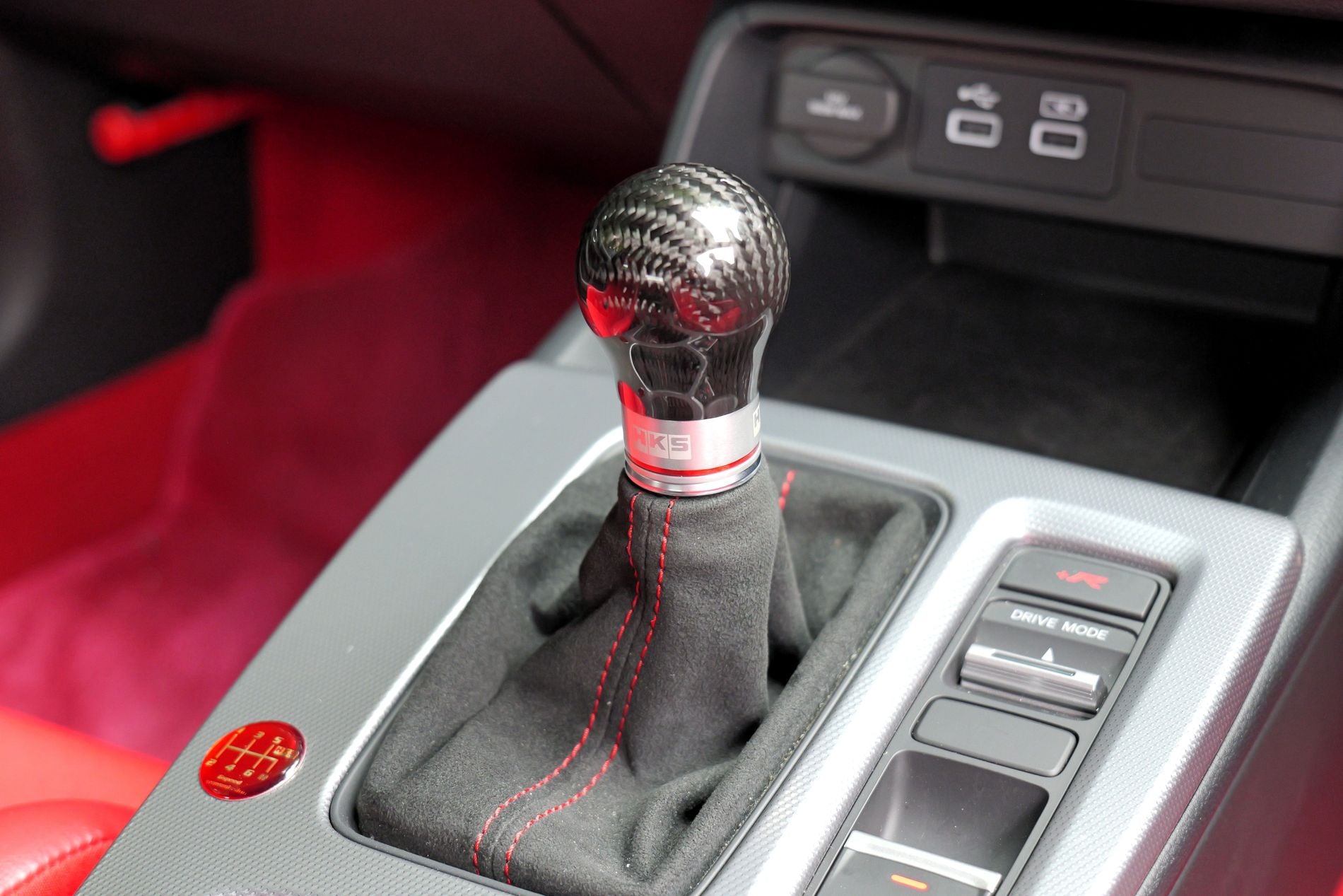 CARBON SHIFT KNOB HONDA 6MT