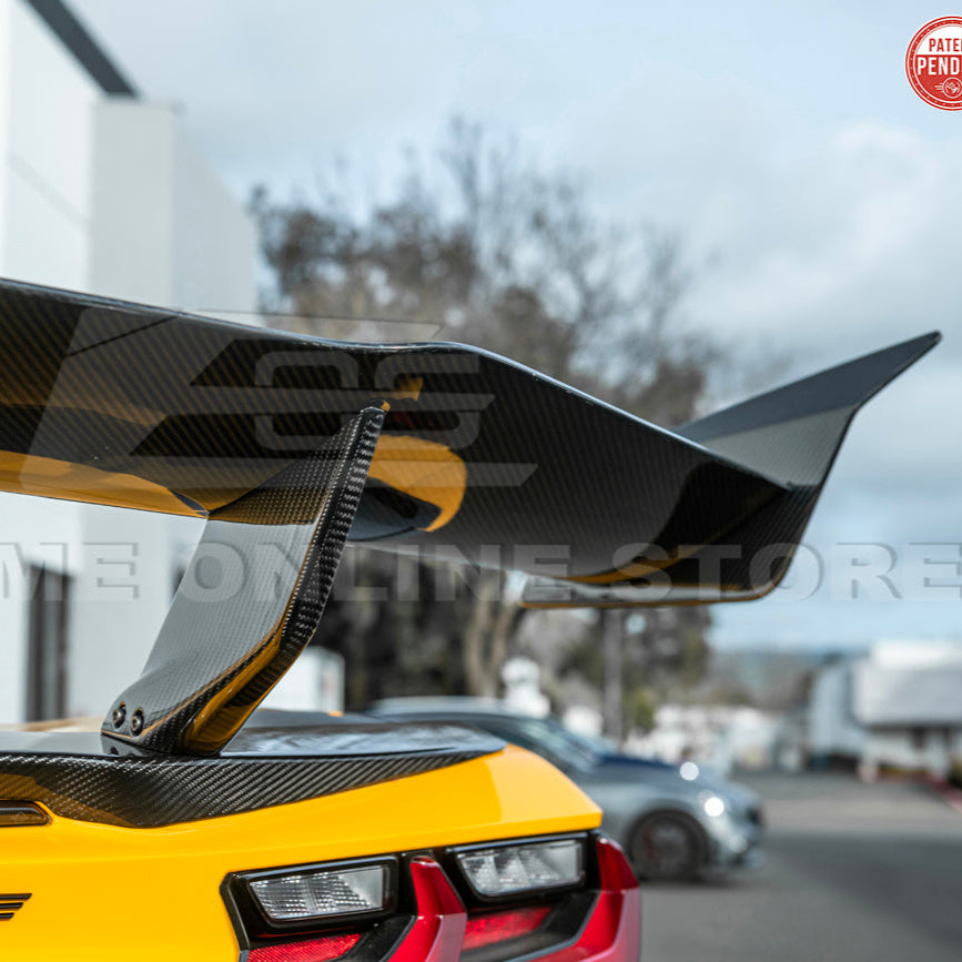ZR1 Package Corvette C8 Z06 / E-Ray DRY CARBON FIBER Rear Spoiler