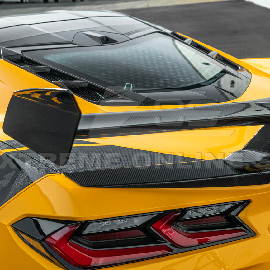 ZR1 Package Corvette C8 Z06 / E-Ray DRY CARBON FIBER Rear Spoiler