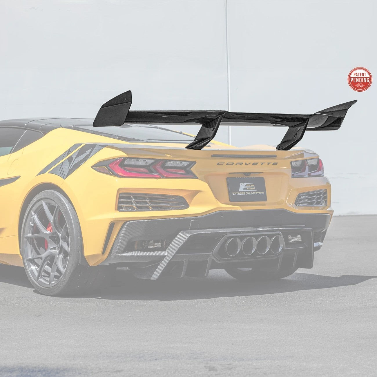 ZR1 Package Corvette C8 Z06 / E-Ray DRY CARBON FIBER Rear Spoiler