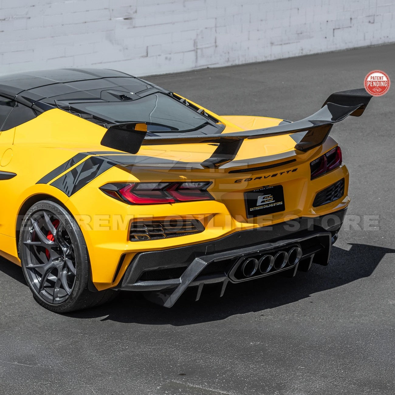 ZR1 Package Corvette C8 Z06 / E-Ray DRY CARBON FIBER Rear Spoiler